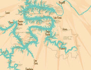11x17 LAKE OF THE OZARKS MAP