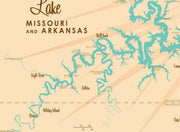11x17 TABLE ROCK LAKE MAP