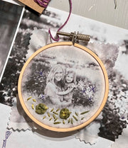BEL FIORE FARM & FLORAL - PHOTO ORNAMENT EMBROIDERY CLASS - SUNDAY, OCTOBER 15th - 1-4pm