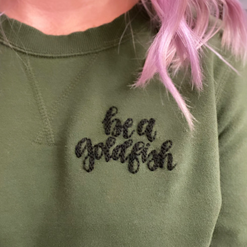 PEEL & STICK EMBROIDERY - CUSTOM WORDS