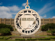 LASERCUT STATE ORNAMENT - ARKANSAS