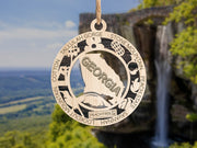 LASERCUT STATE ORNAMENT - GEORGIA