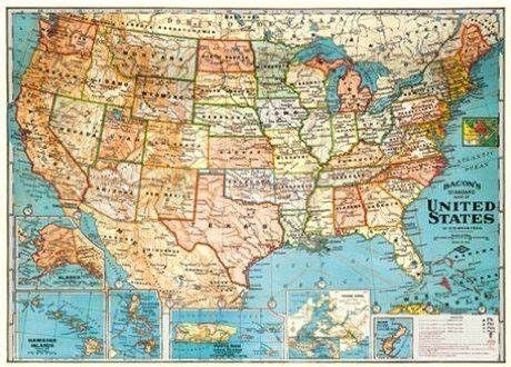 Custom Quote - 20x28 United States of America Map