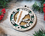 LASERCUT STATE ORNAMENT - VERMONT