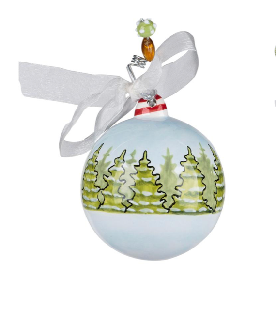 PERSONALIZED "LITTLE WHITE CHURCH" CHRISTMAS ORNAMENT