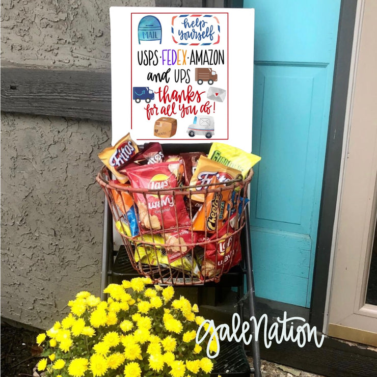 Thank your Delivery Drivers -  Digital Download