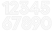 WOOD LACING - SINGLE NUMBER