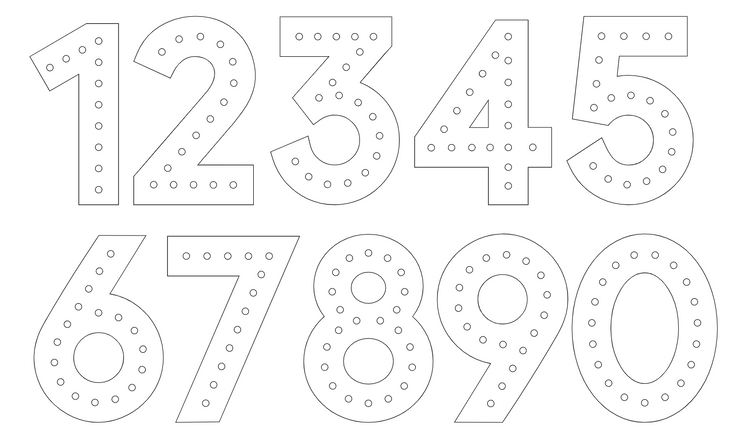 WOOD LACING - SINGLE NUMBER