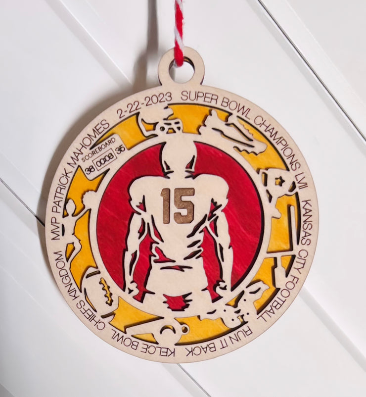 KANSAS CITY SUPER BOWL ORNAMENT