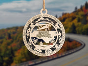 LASERCUT STATE ORNAMENT - NORTH CAROLINA