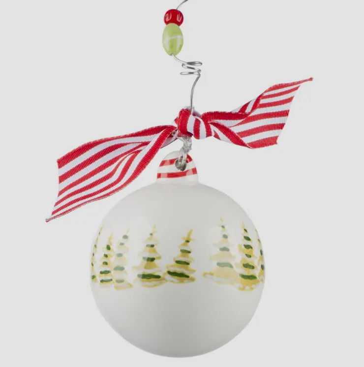 PERSONALIZED "REINDEER VW VAN" ORNAMENT