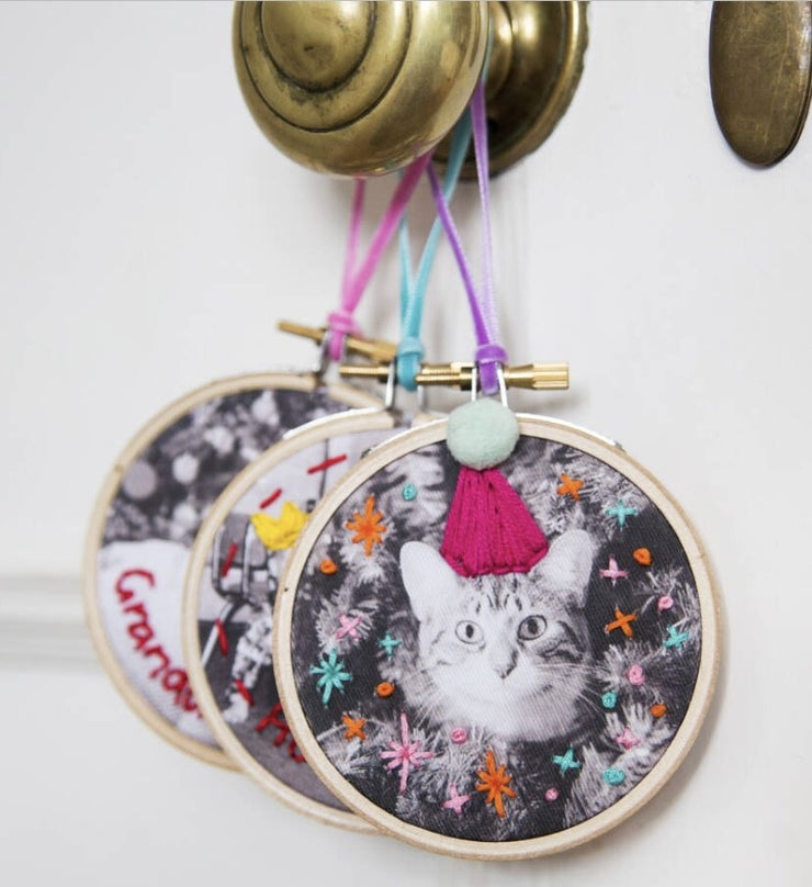 CUSTOM DIY EMBROIDERED PHOTO KIT