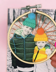 CUSTOM DIY EMBROIDERED PHOTO KIT