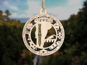 LASERCUT STATE ORNAMENT - VERMONT