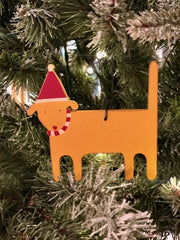 WOODEN DOGS - CHRISTMAS ORNAMENT